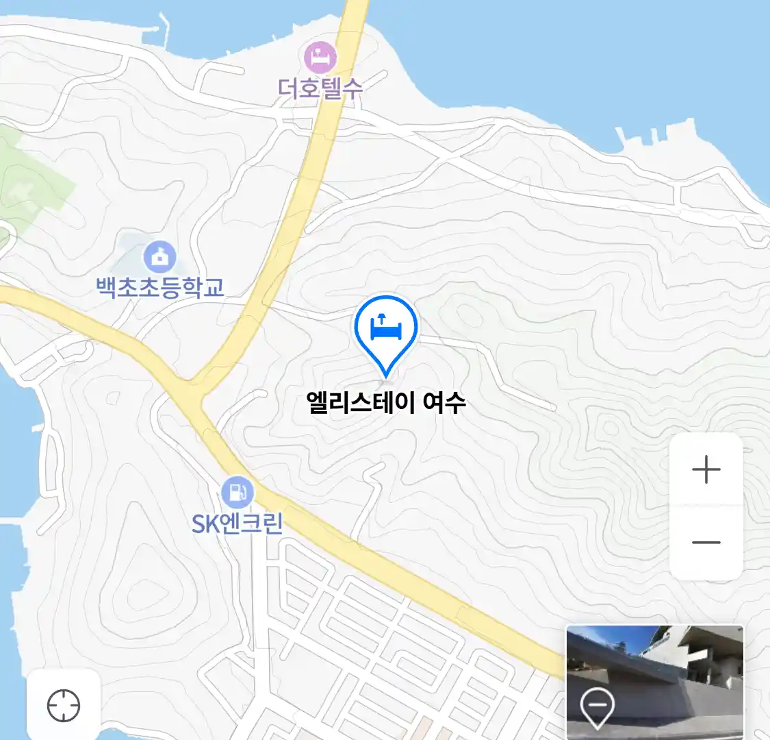 엘리스테이 여수 위치