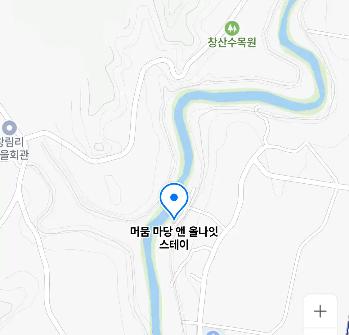 머뭄 마당 앤 올나잇 스테이 위치