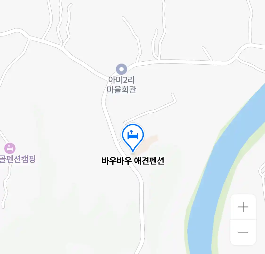 바우바우 애견펜션 위치