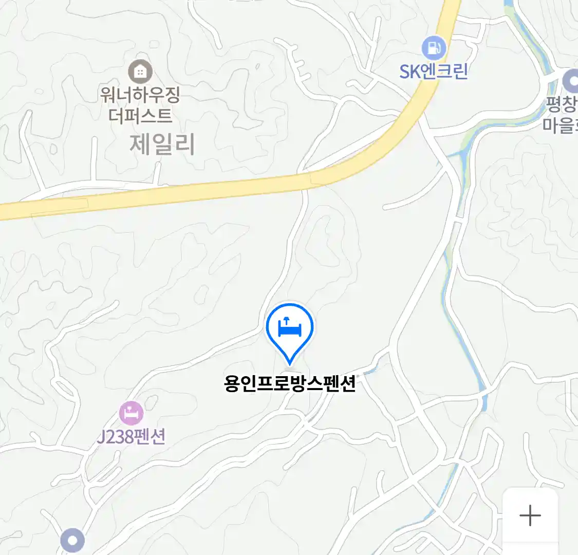 용인프로방스펜션 위치