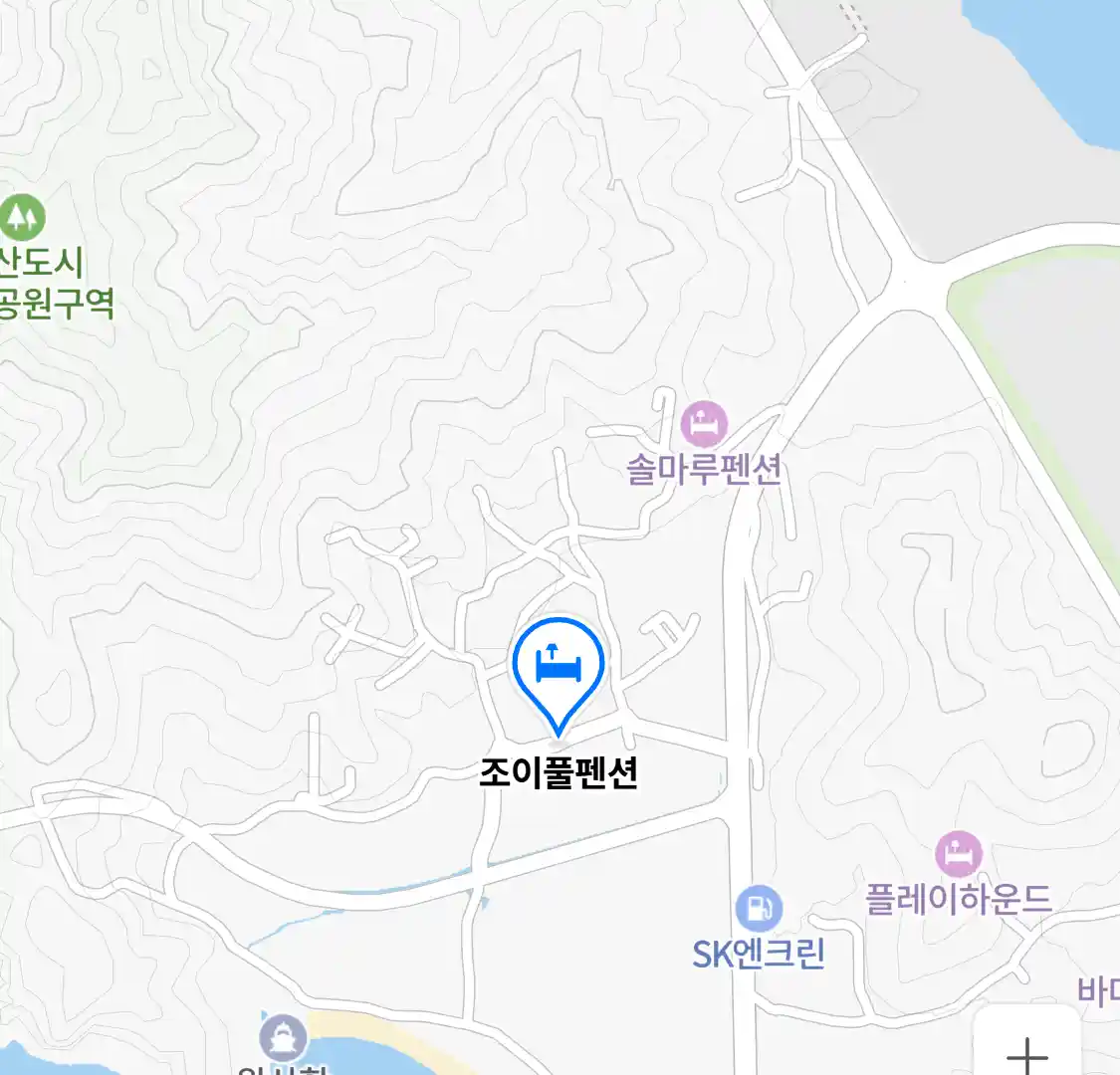 조이풀펜션 위치