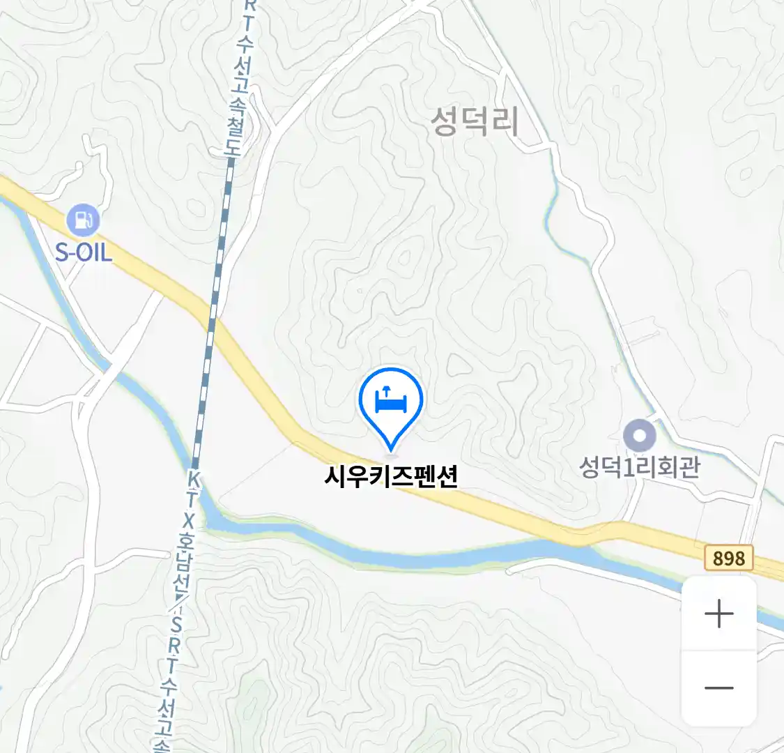 시우키즈펜션 위치