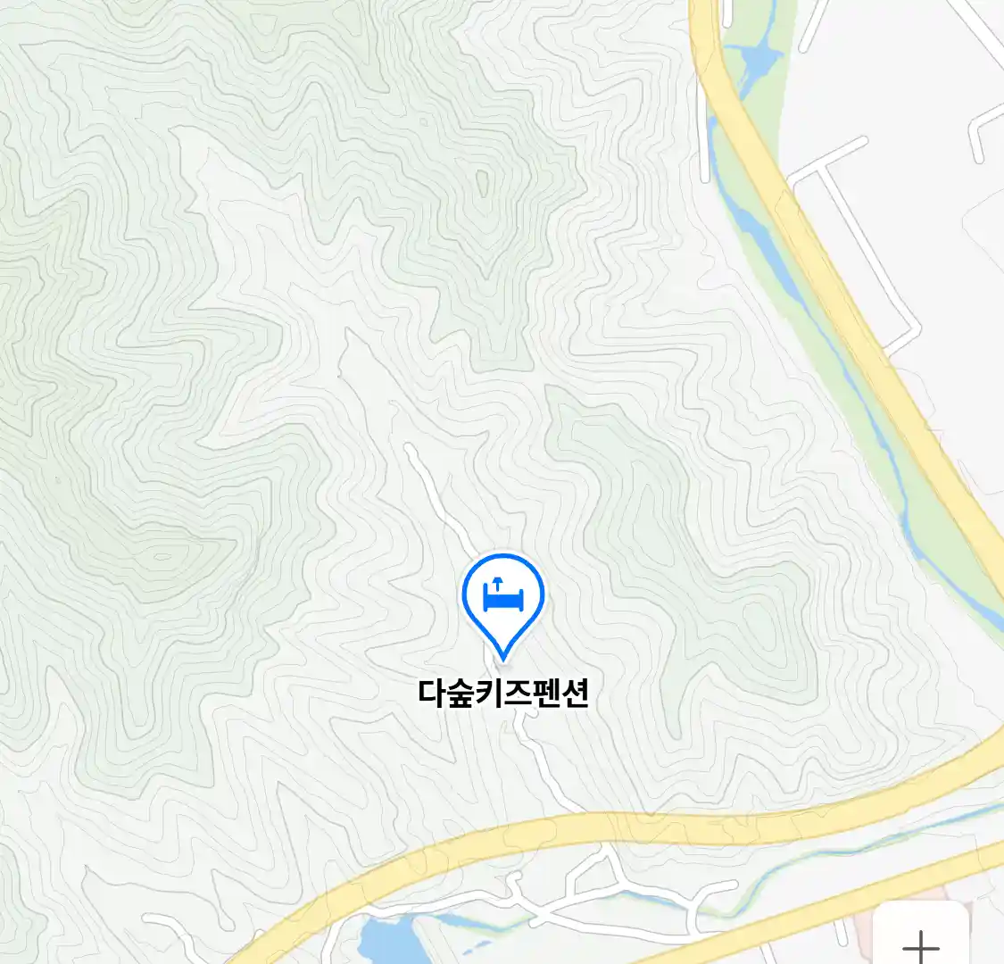다숲키즈펜션 지도
