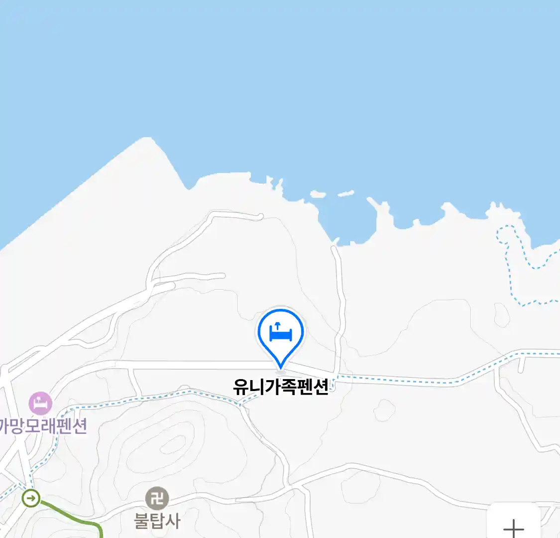 유니가족펜션 위치