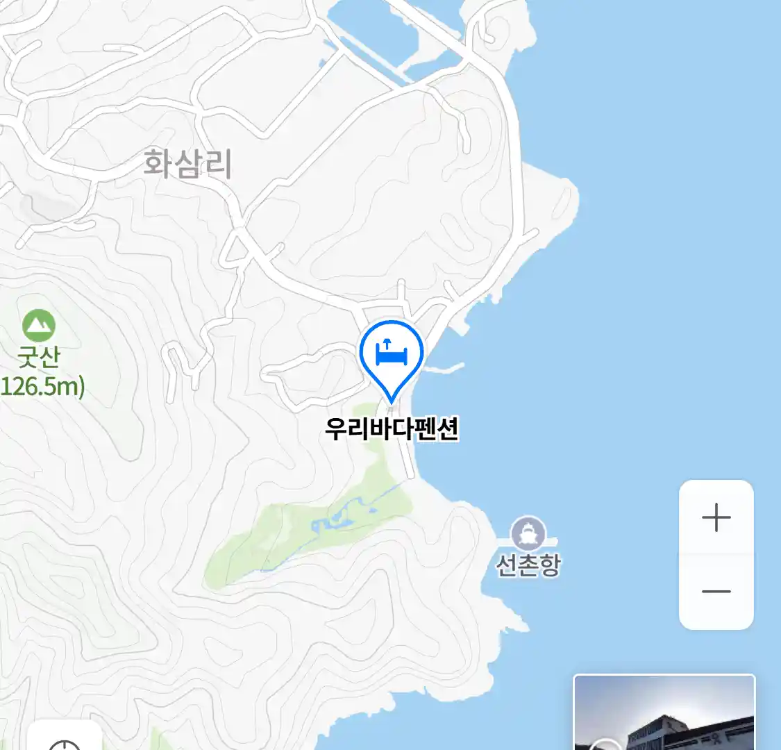 우리바다펜션 위치
