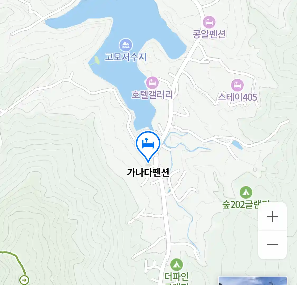 가나다펜션 위치