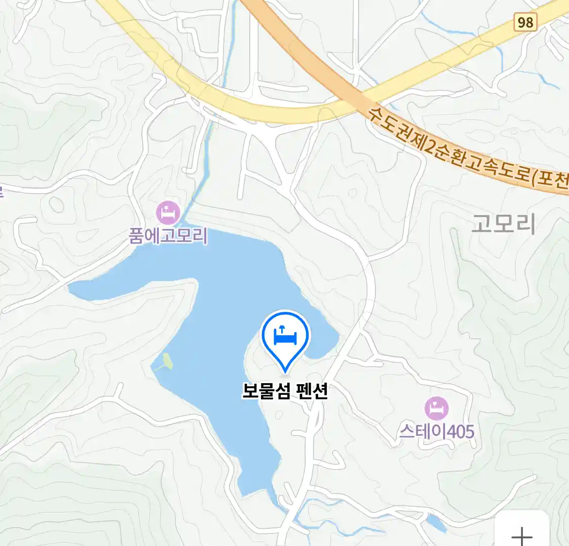 보물섬 펜션 위치