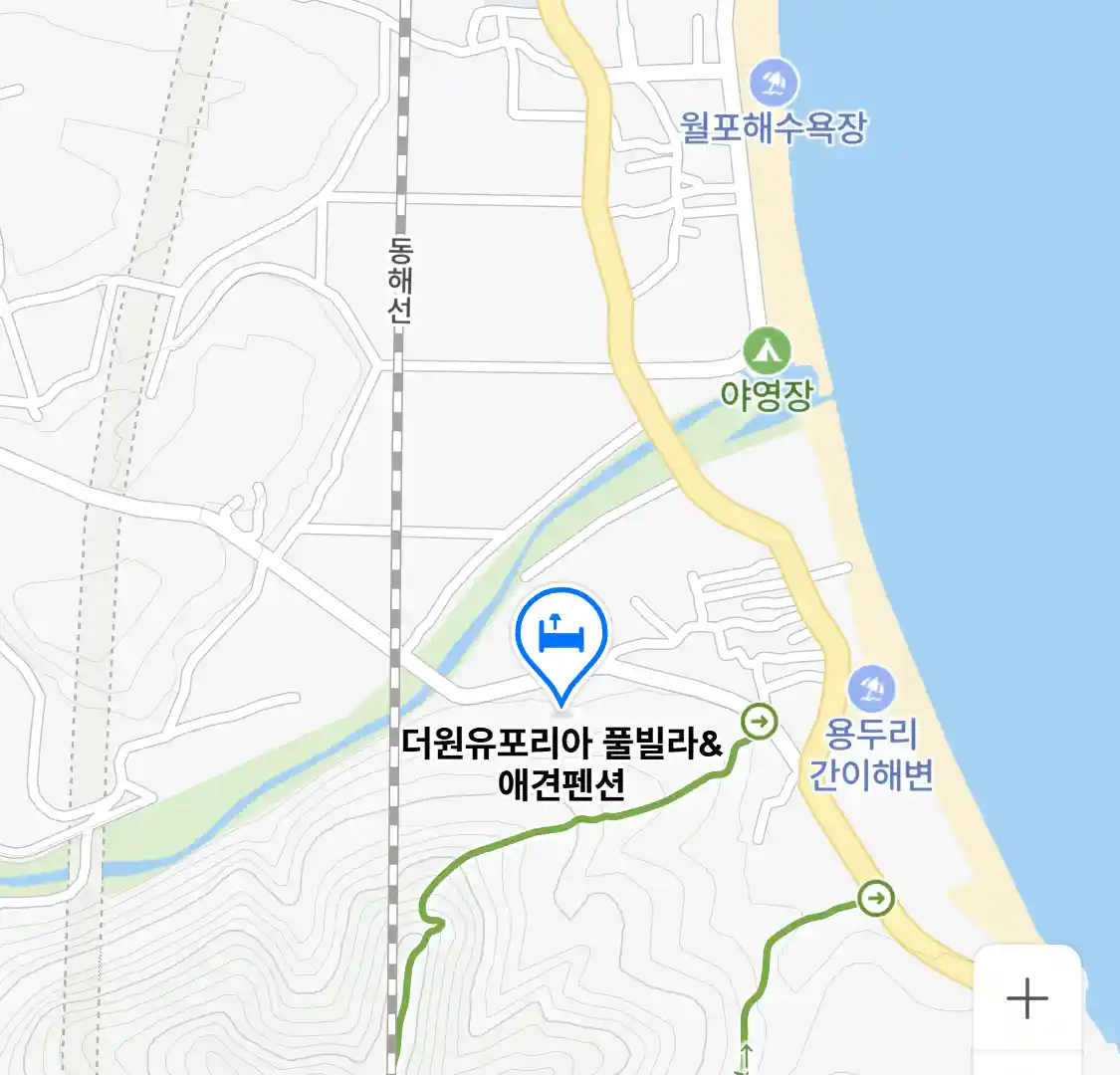 더원유포리아 풀빌라&애견펜션 위치