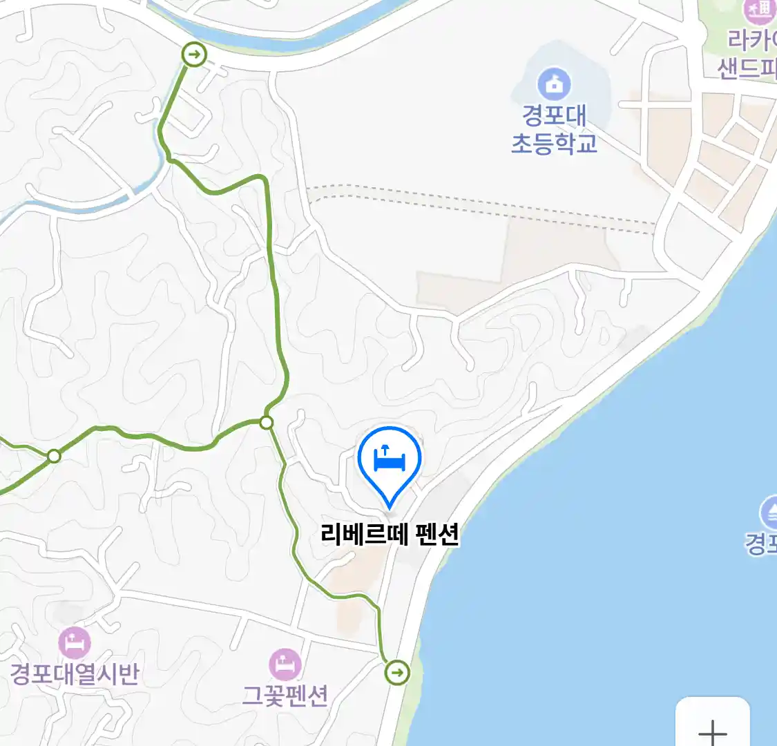 리베르떼 펜션 위치