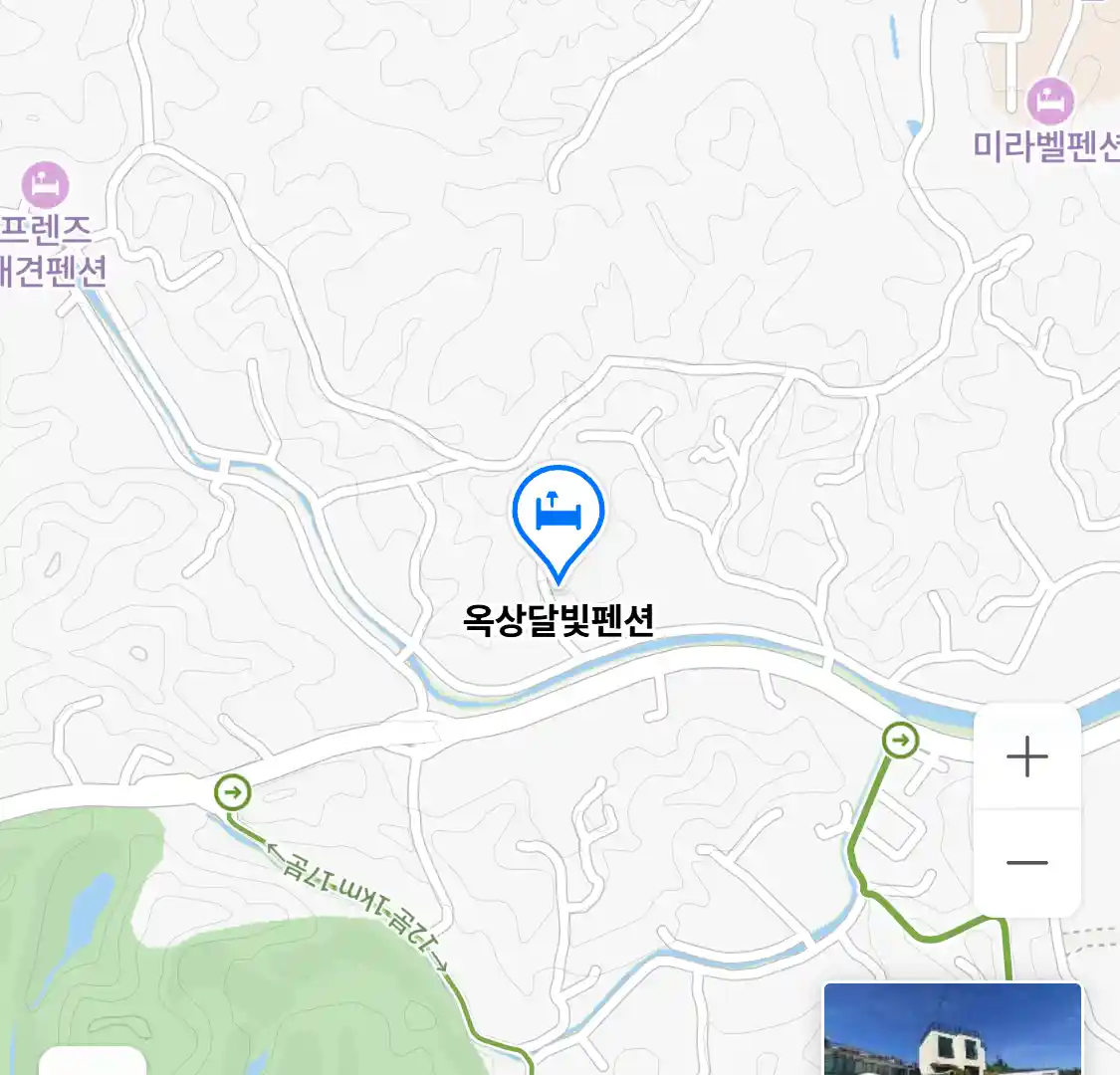 옥상달빛펜션 위치