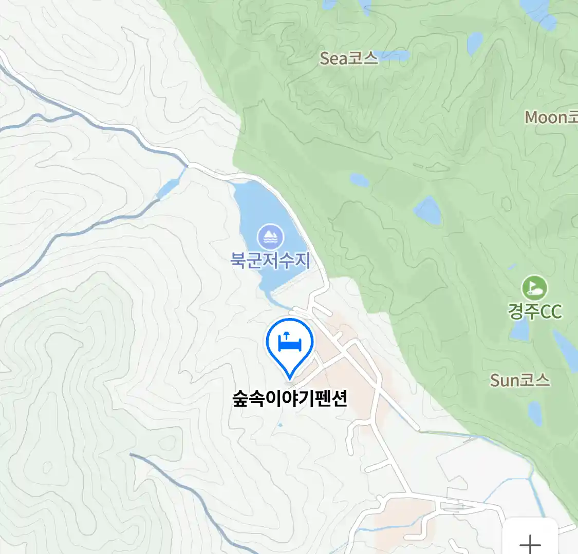 숲속이야기펜션 위치