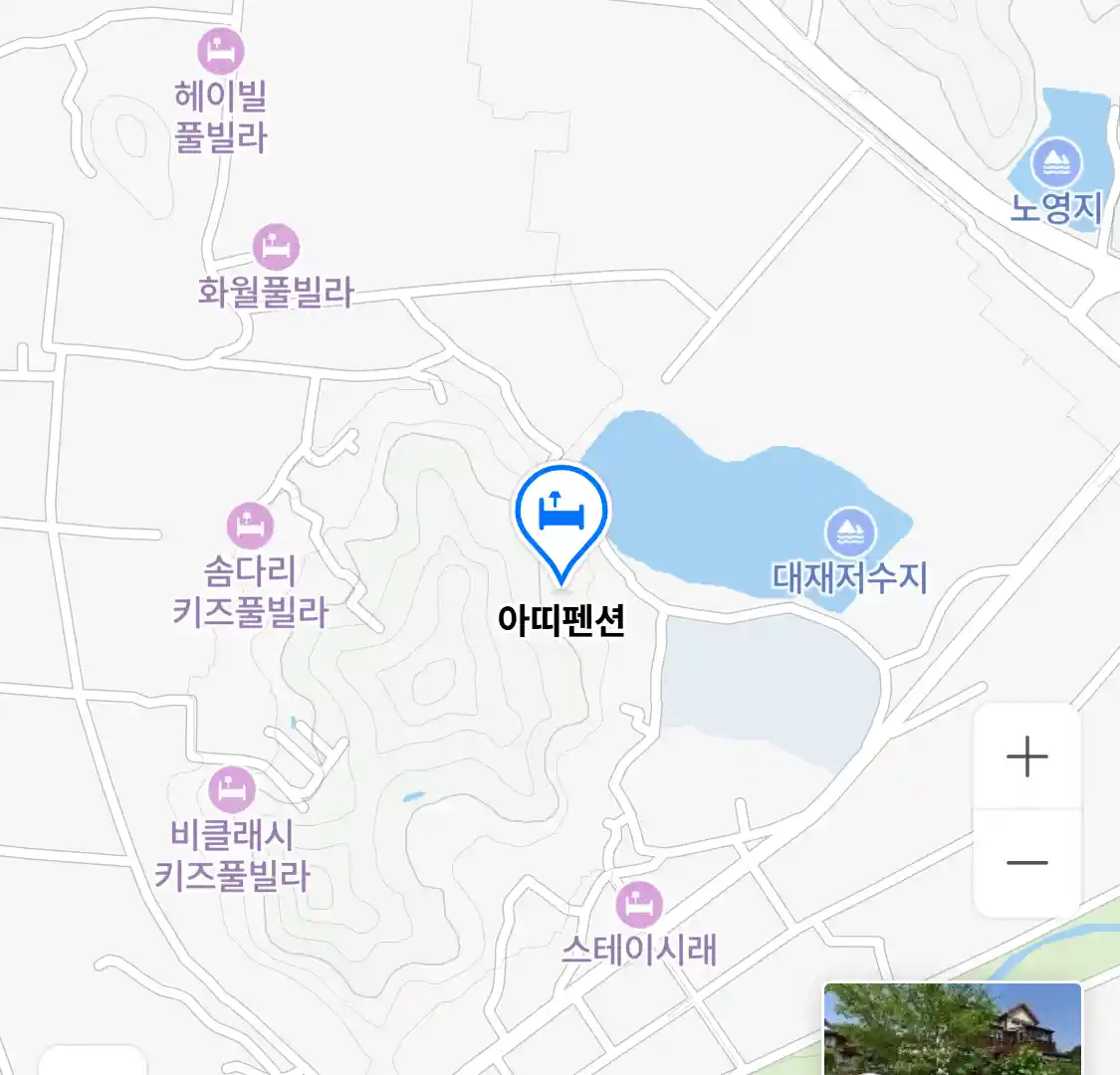 아띠펜션 위치