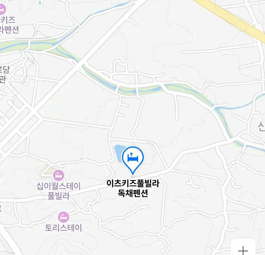 이츠키즈풀빌라 독채펜션 위치
