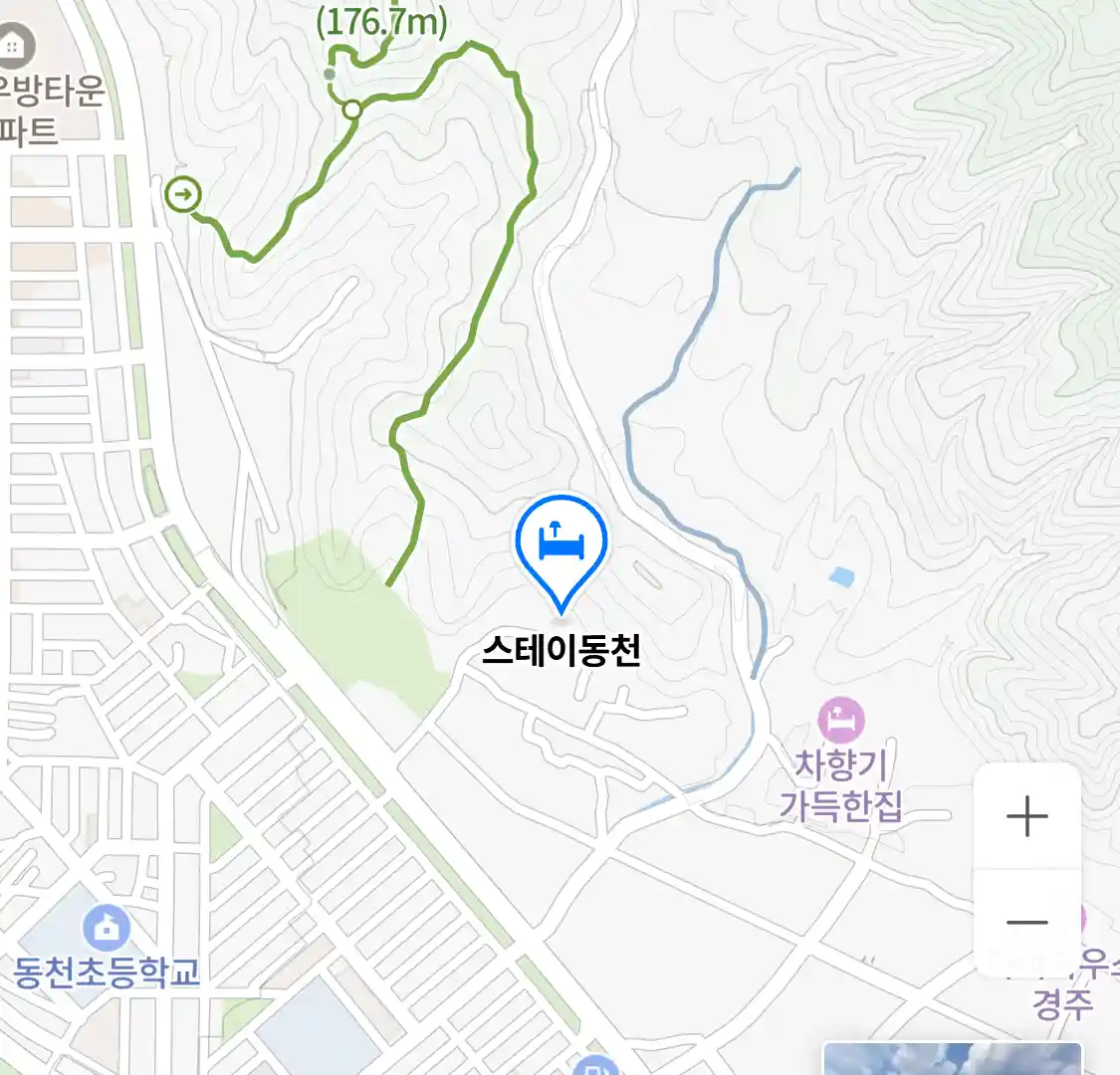 스테이동천 위치
