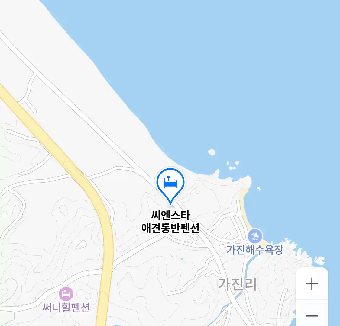 씨엔스타 애견동반펜션 위치