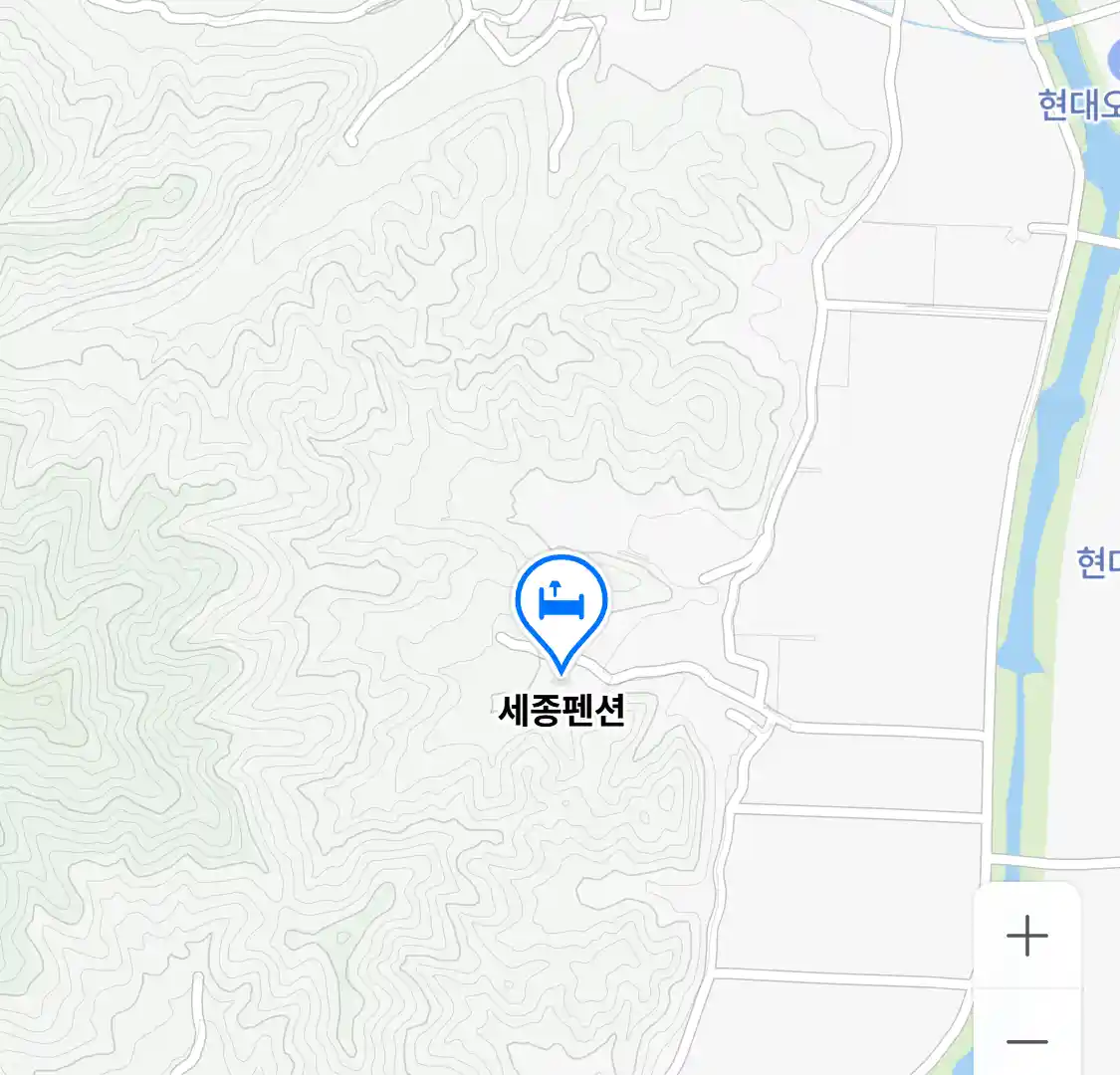 세종펜션 위치