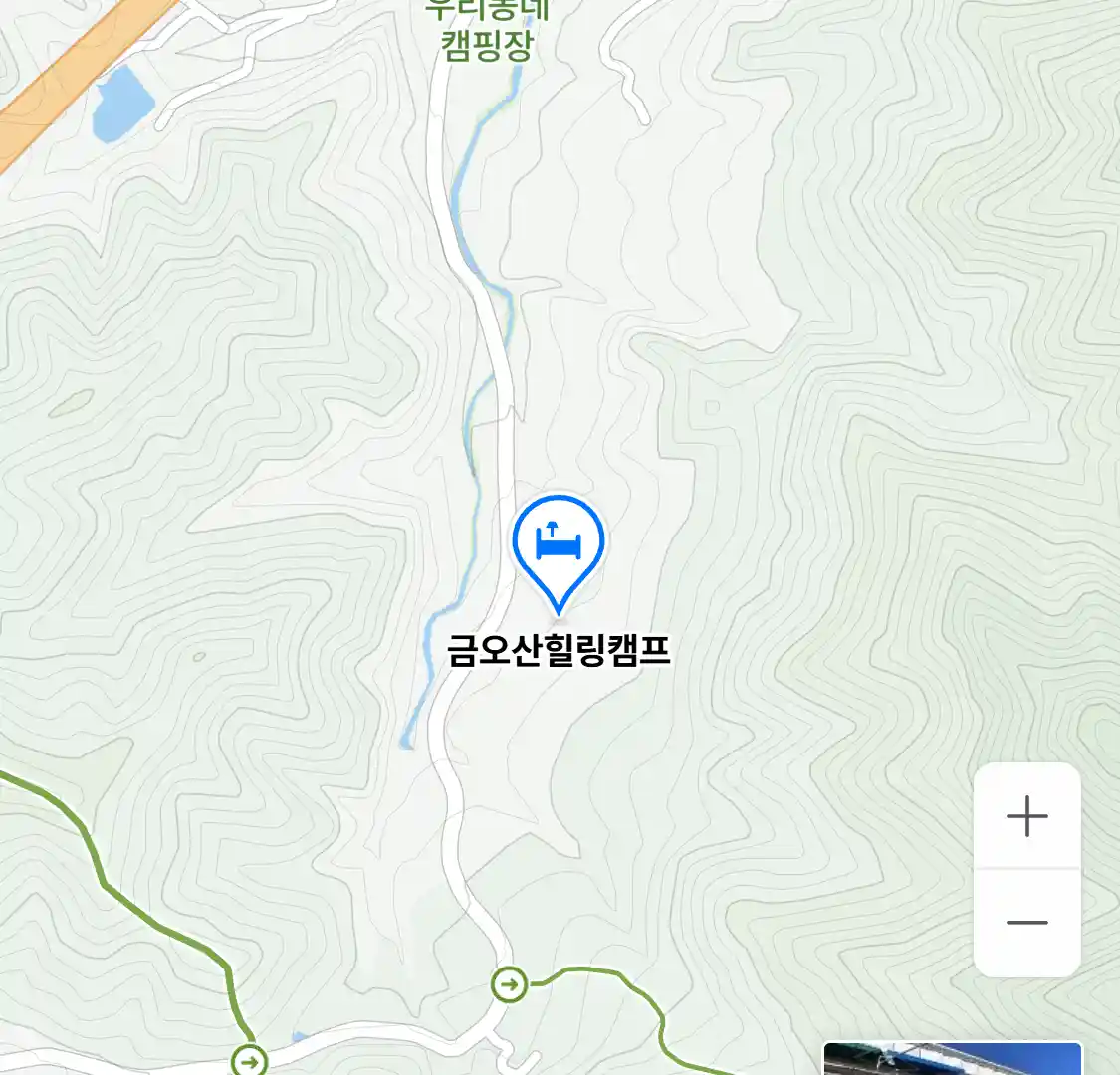 금오산힐링캠프 위치