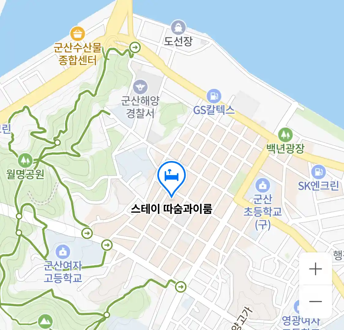 스테이 따숨과이룸 위치