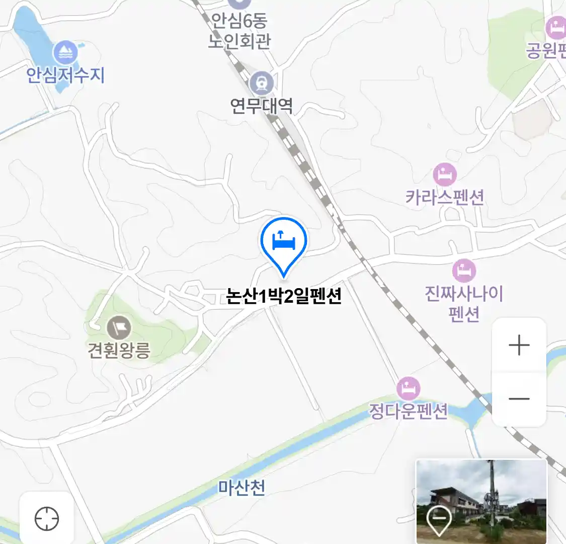 논산1박2일펜션 위치