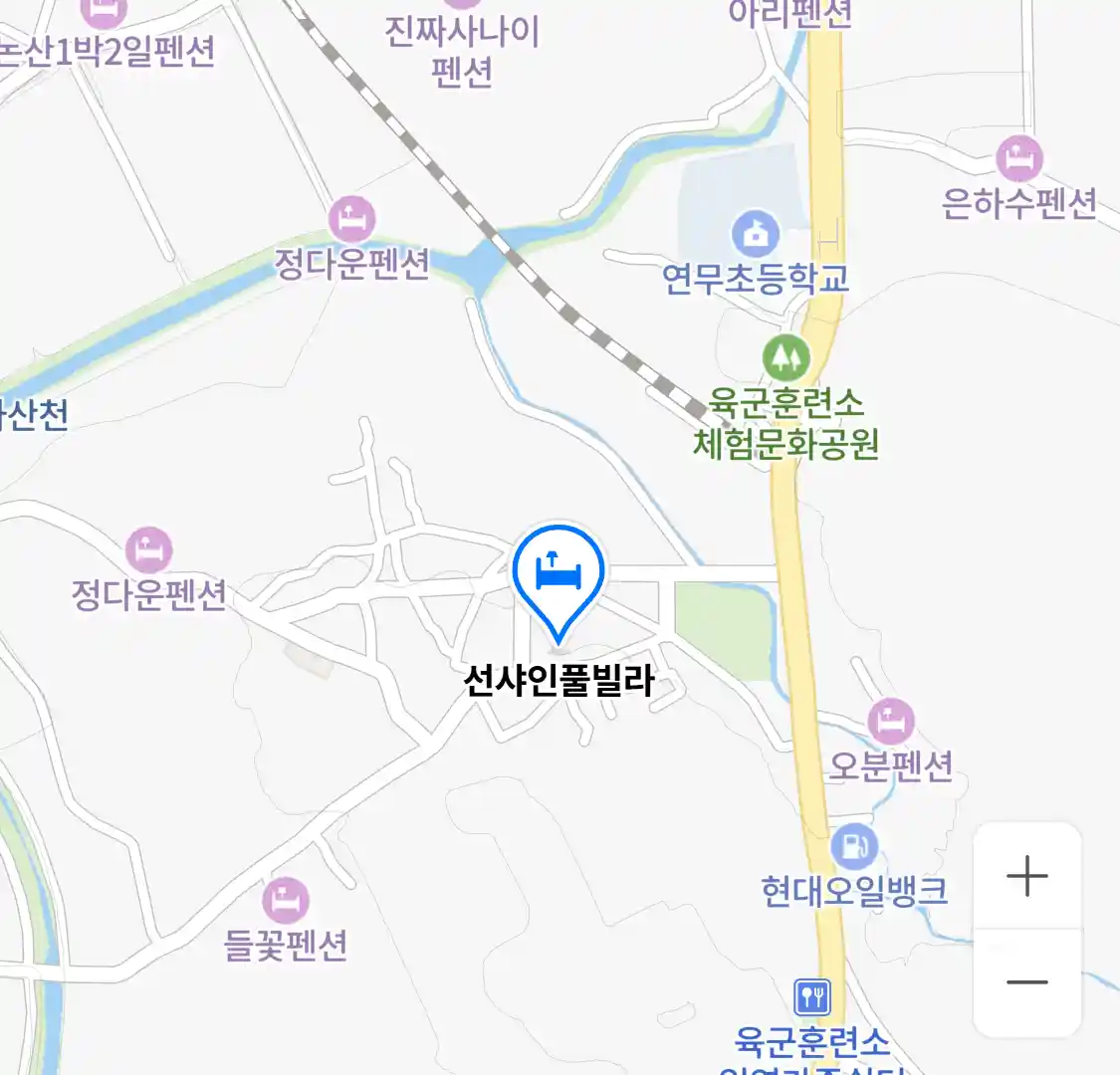 선샤인풀빌라 위치