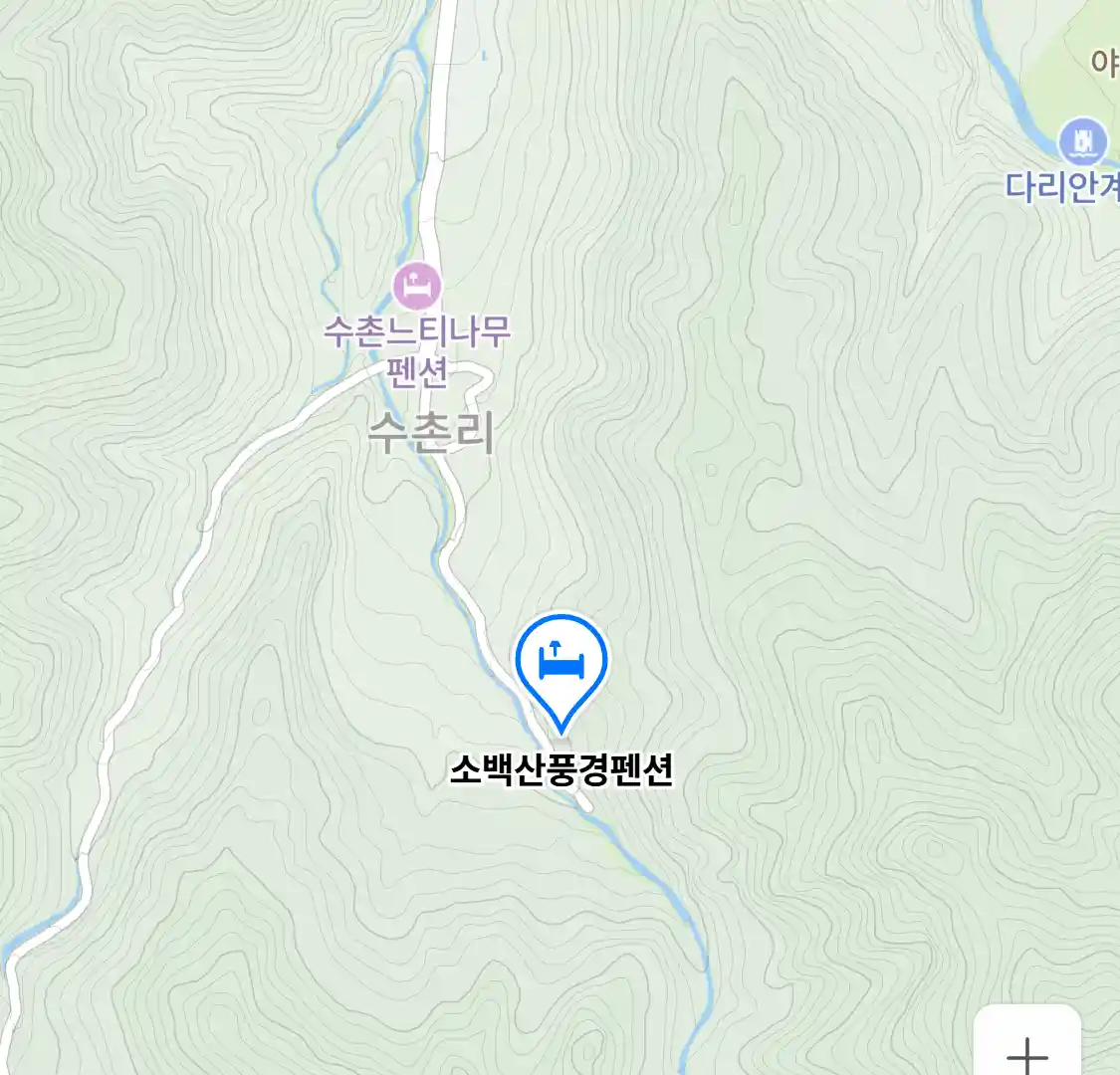 소백산풍경펜션 위치