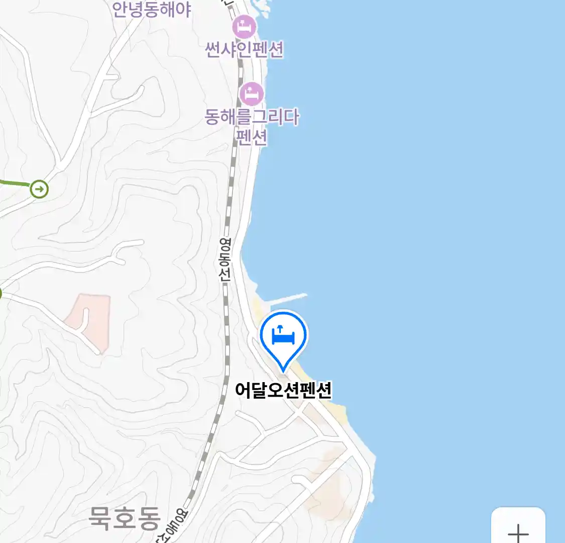 어달오션펜션 위치