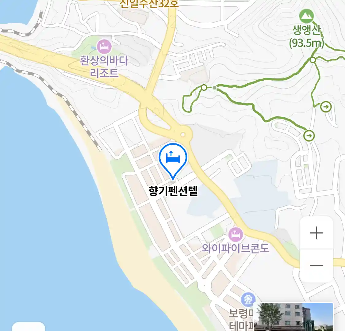 향기펜션텔 위치