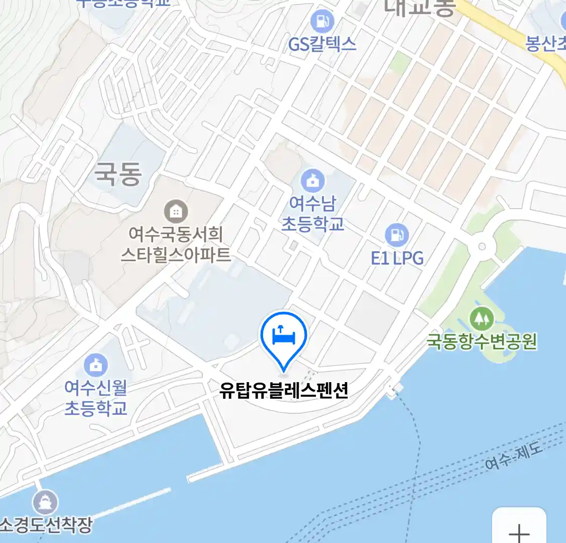 유탑유블레스펜션 위치
