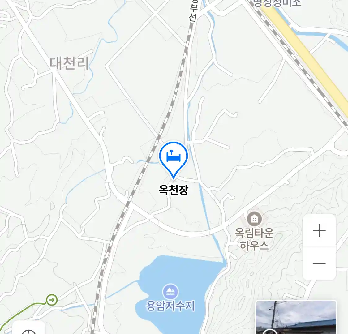 옥천장 위치