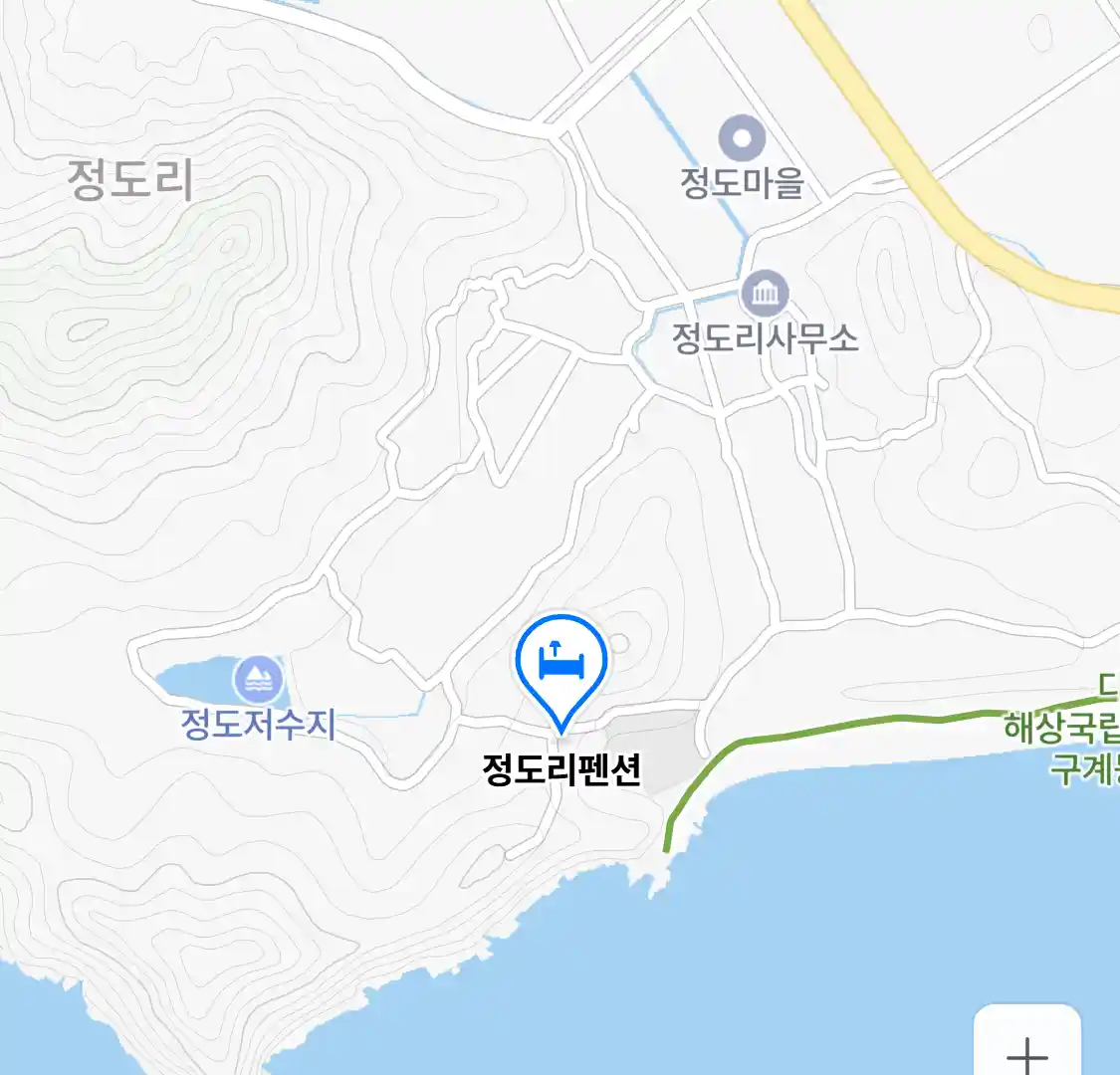 정도리펜션 위치