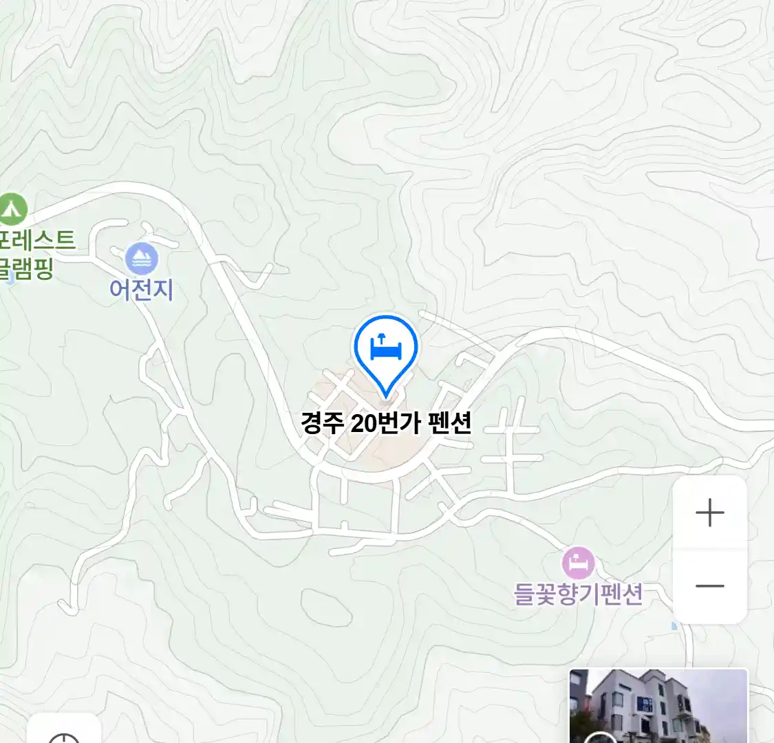 경주 20번가 펜션 위치