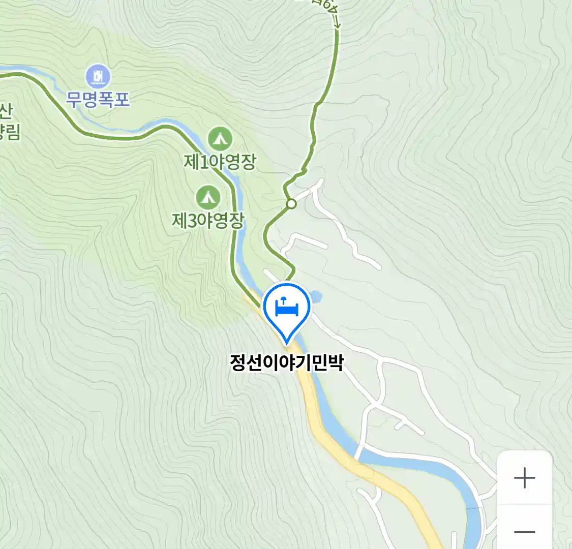 정선이야기민박 위치