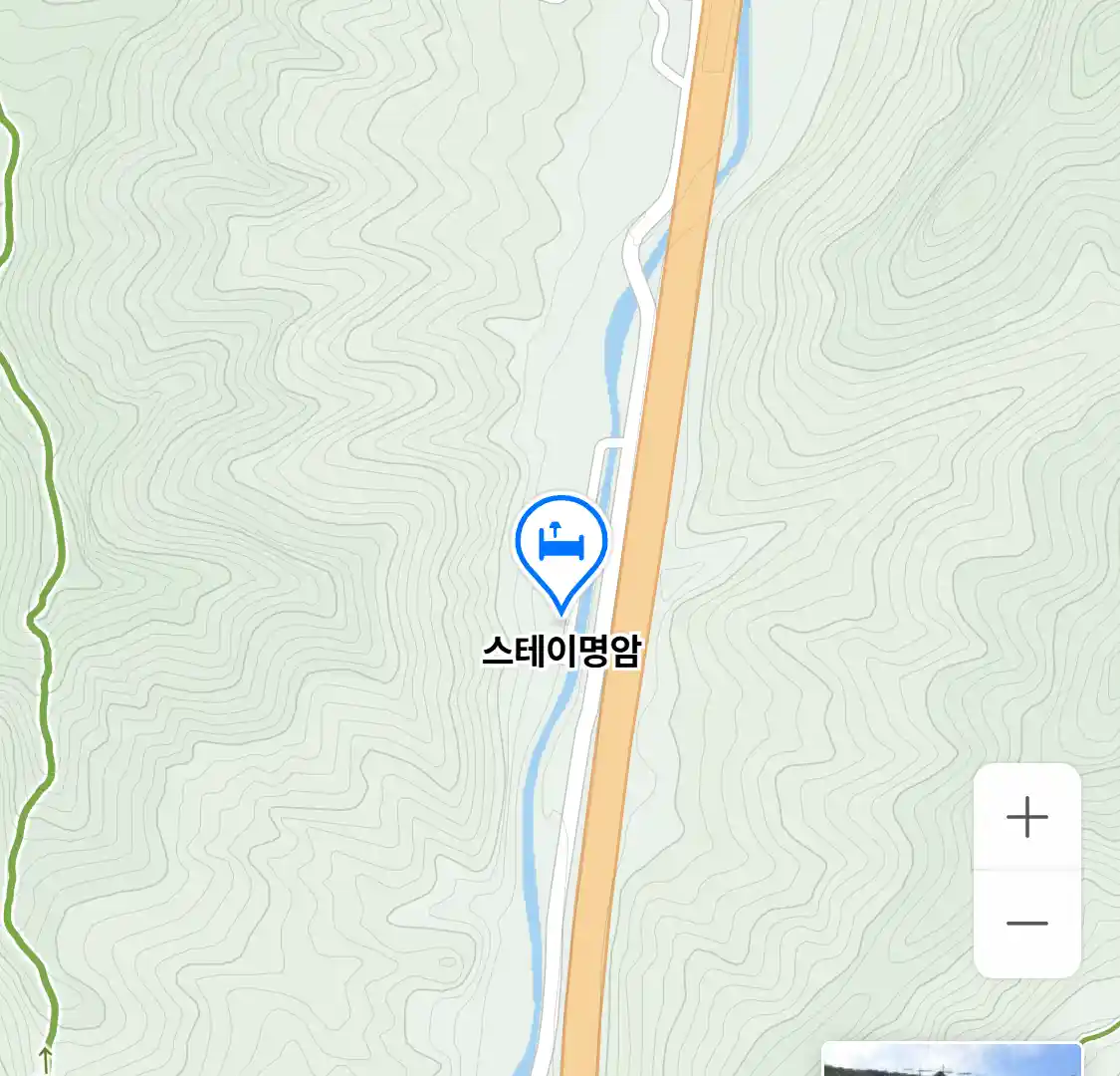 스테이명암 위치