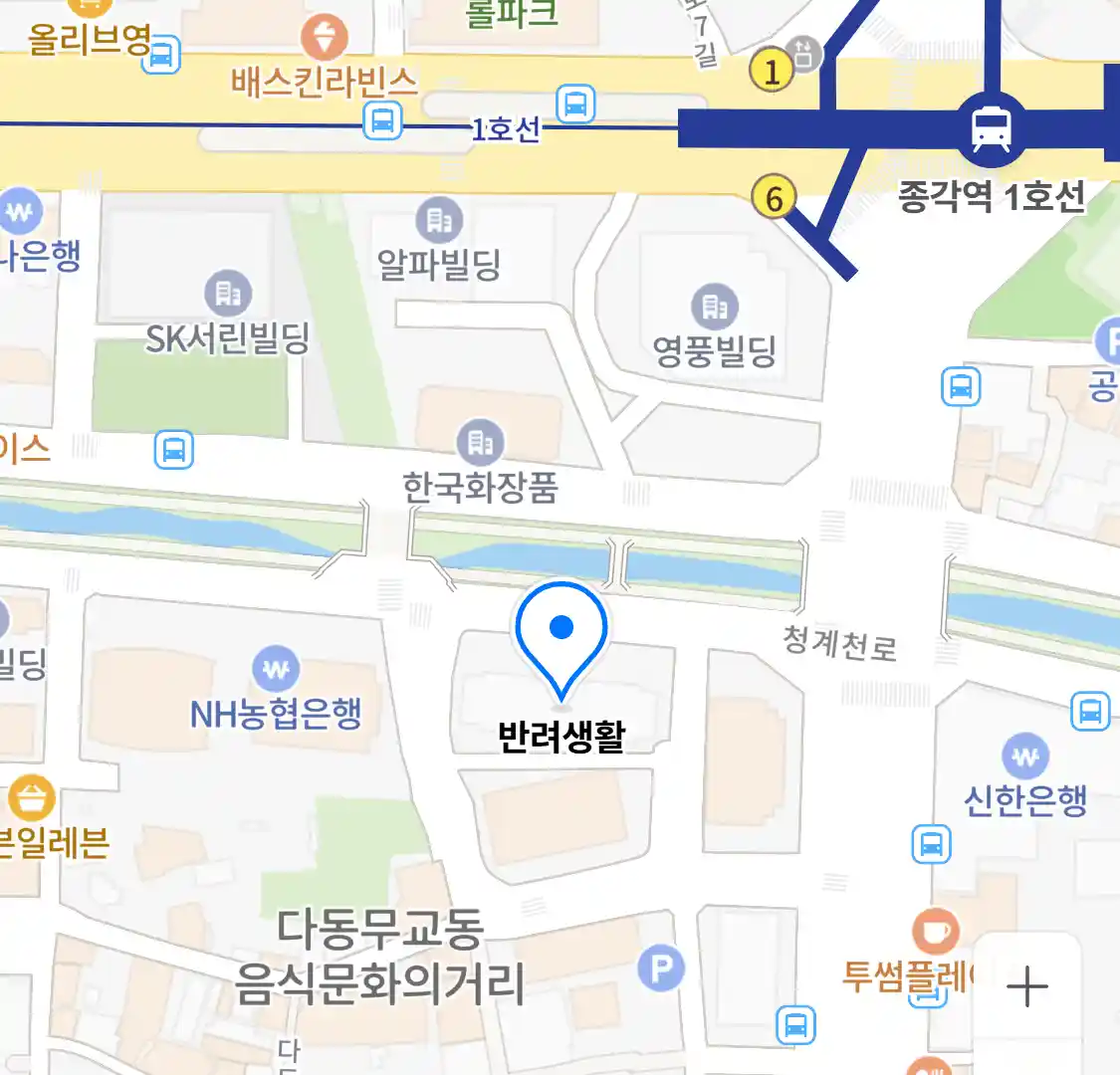 반려생활 위치
