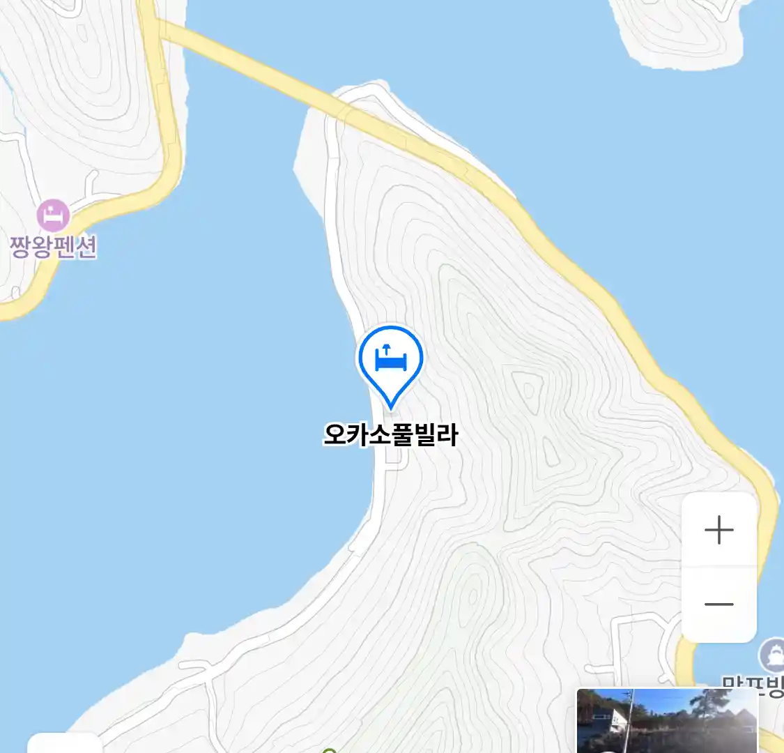 오카소풀빌라 위치