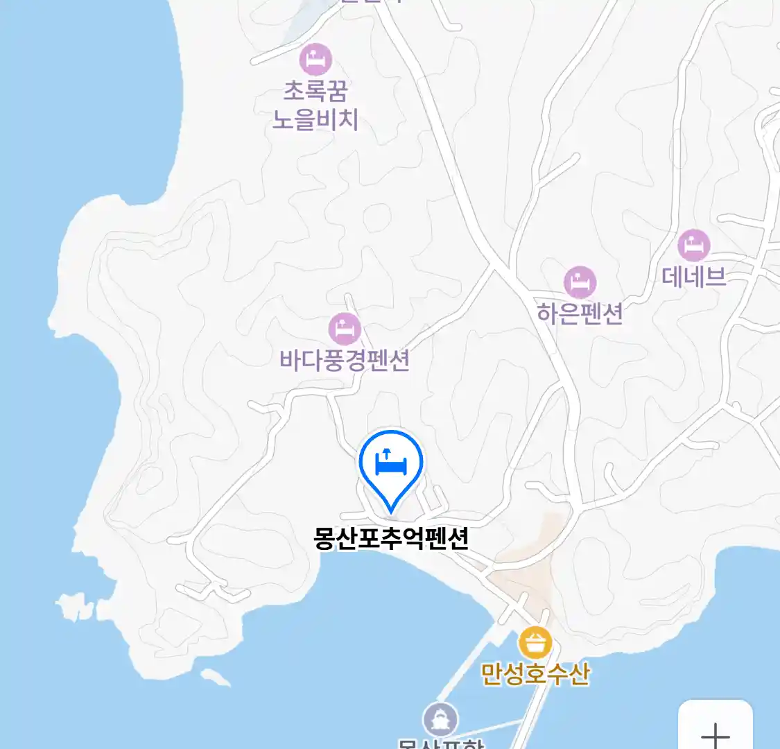 몽산포추억펜션 위치