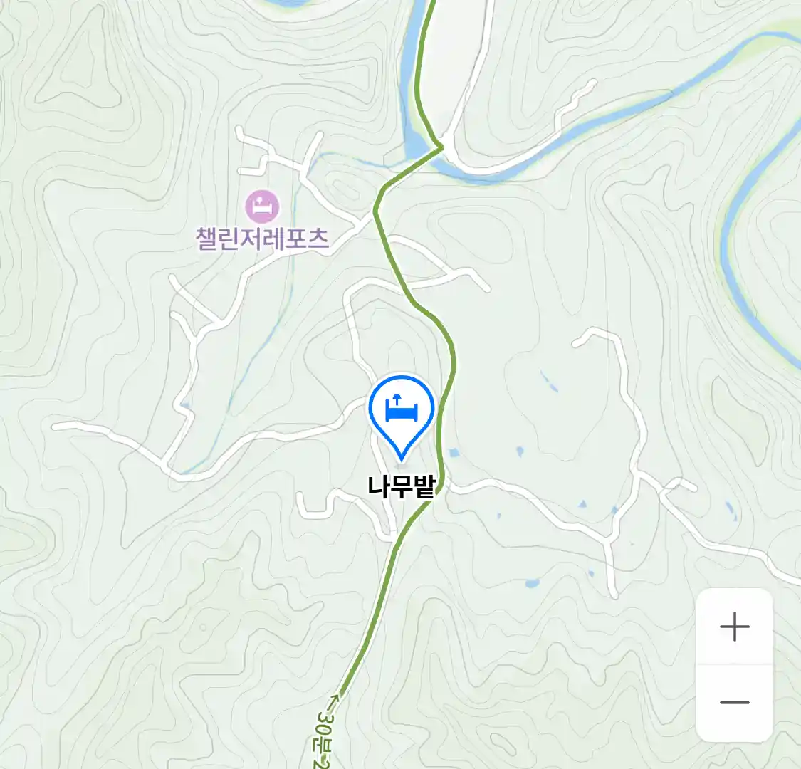 나무밭 위치