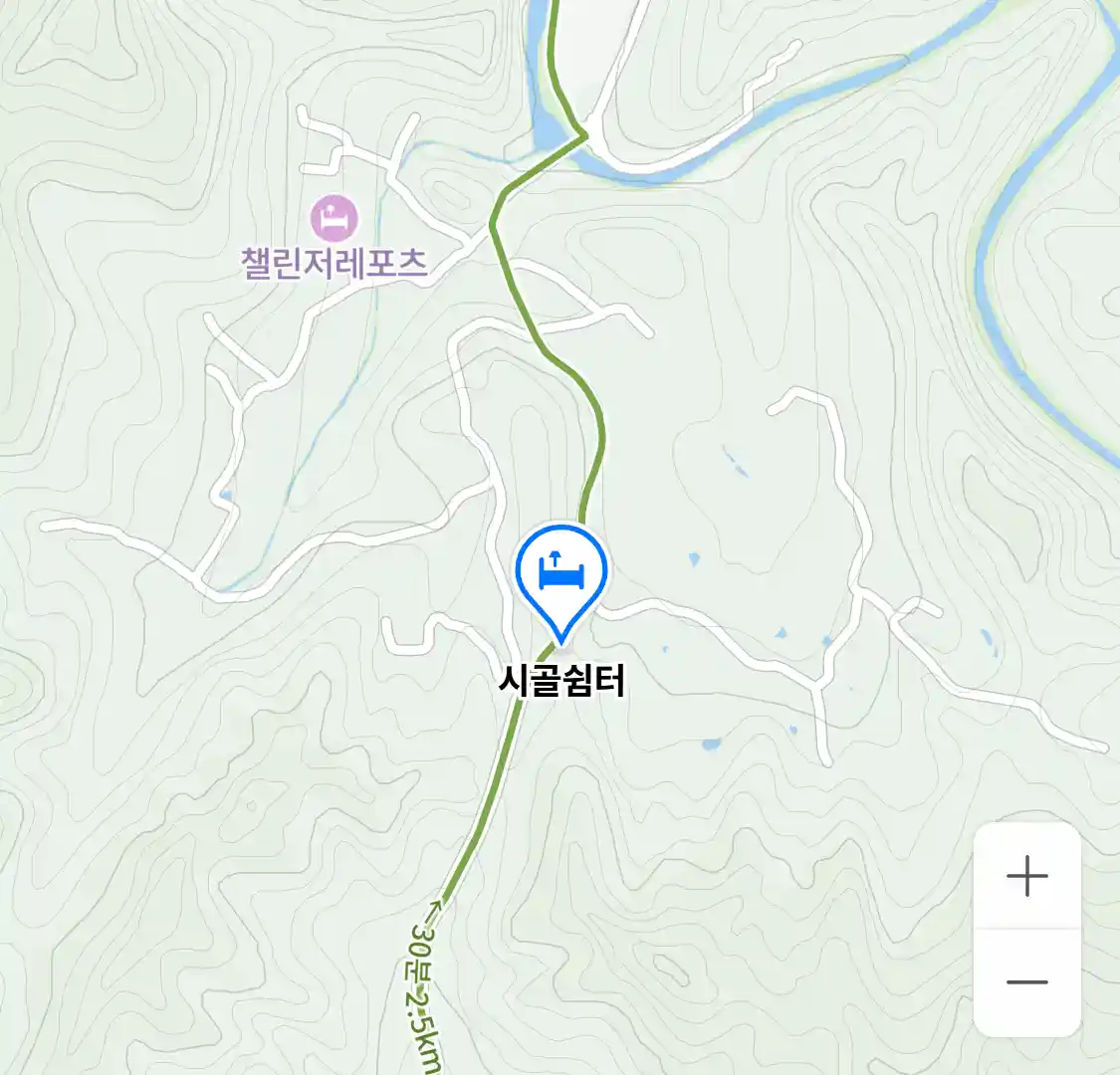 시골쉼터 위치