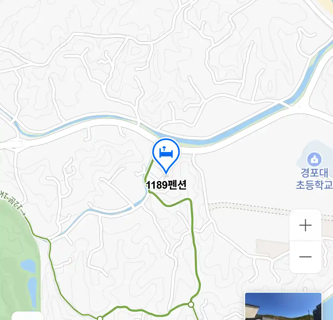 1189펜션 위치