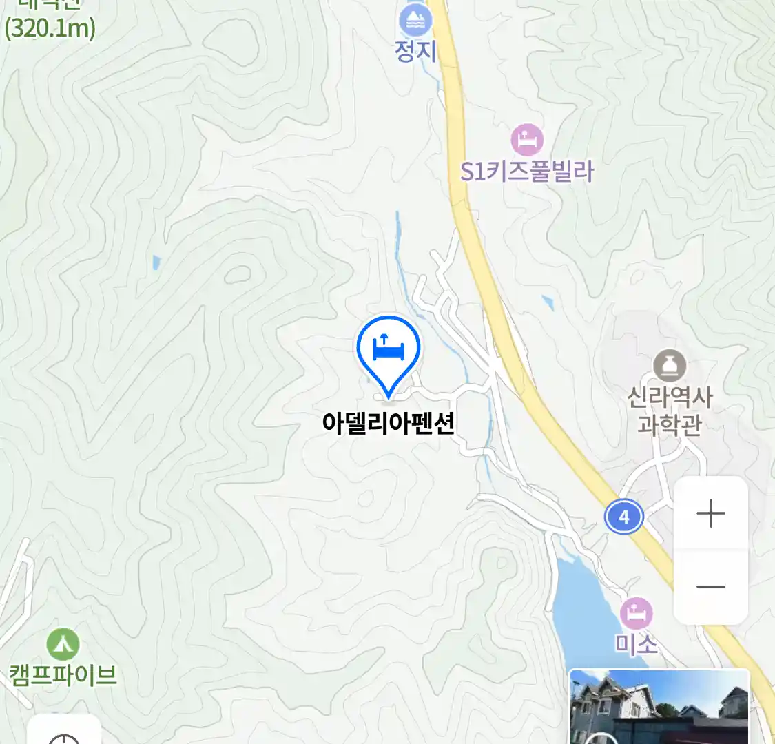 아델리아펜션 위치