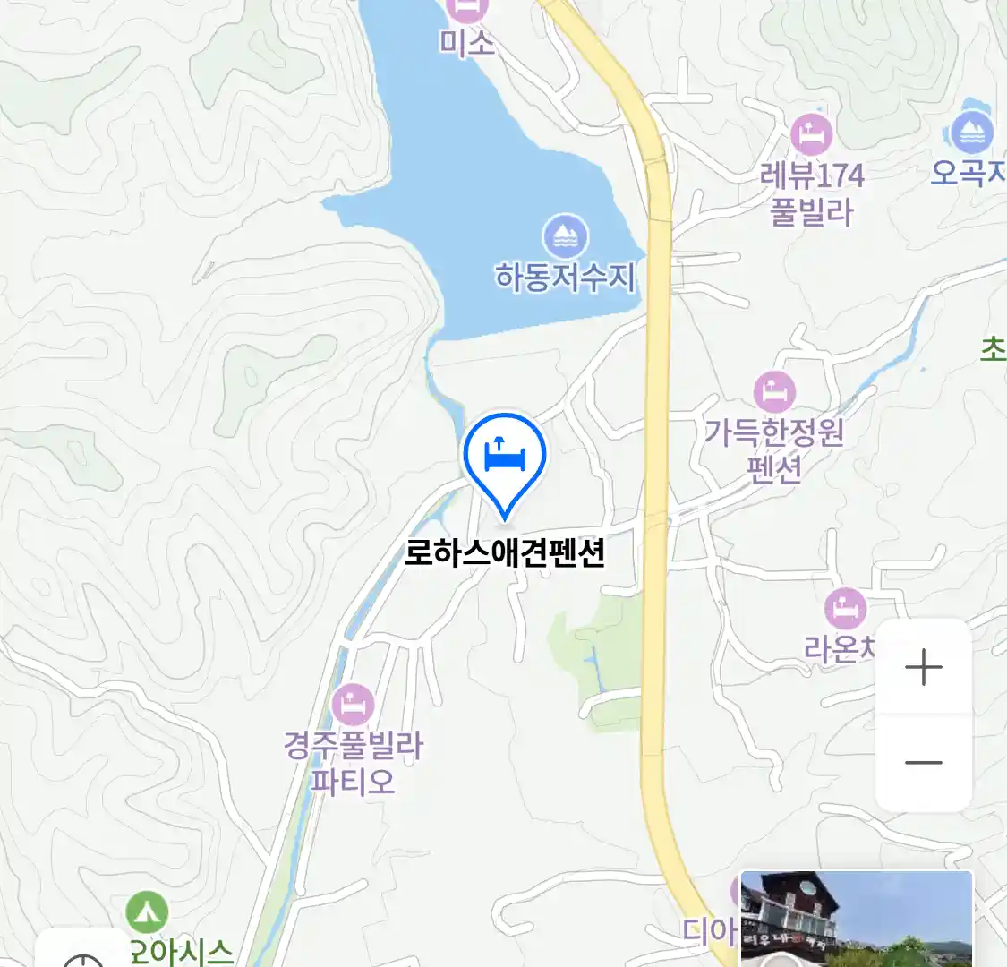 로하스애견펜션 위치