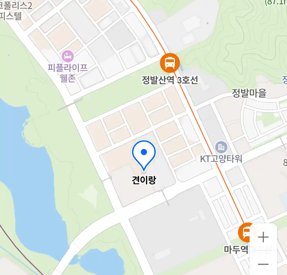 견이랑 위치