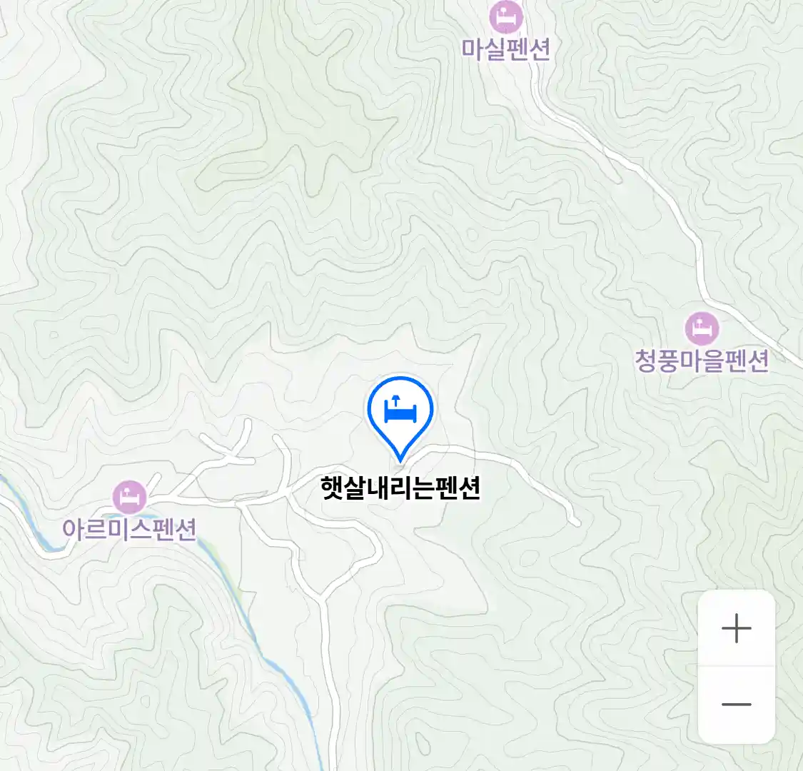 햇살내리는펜션 위치