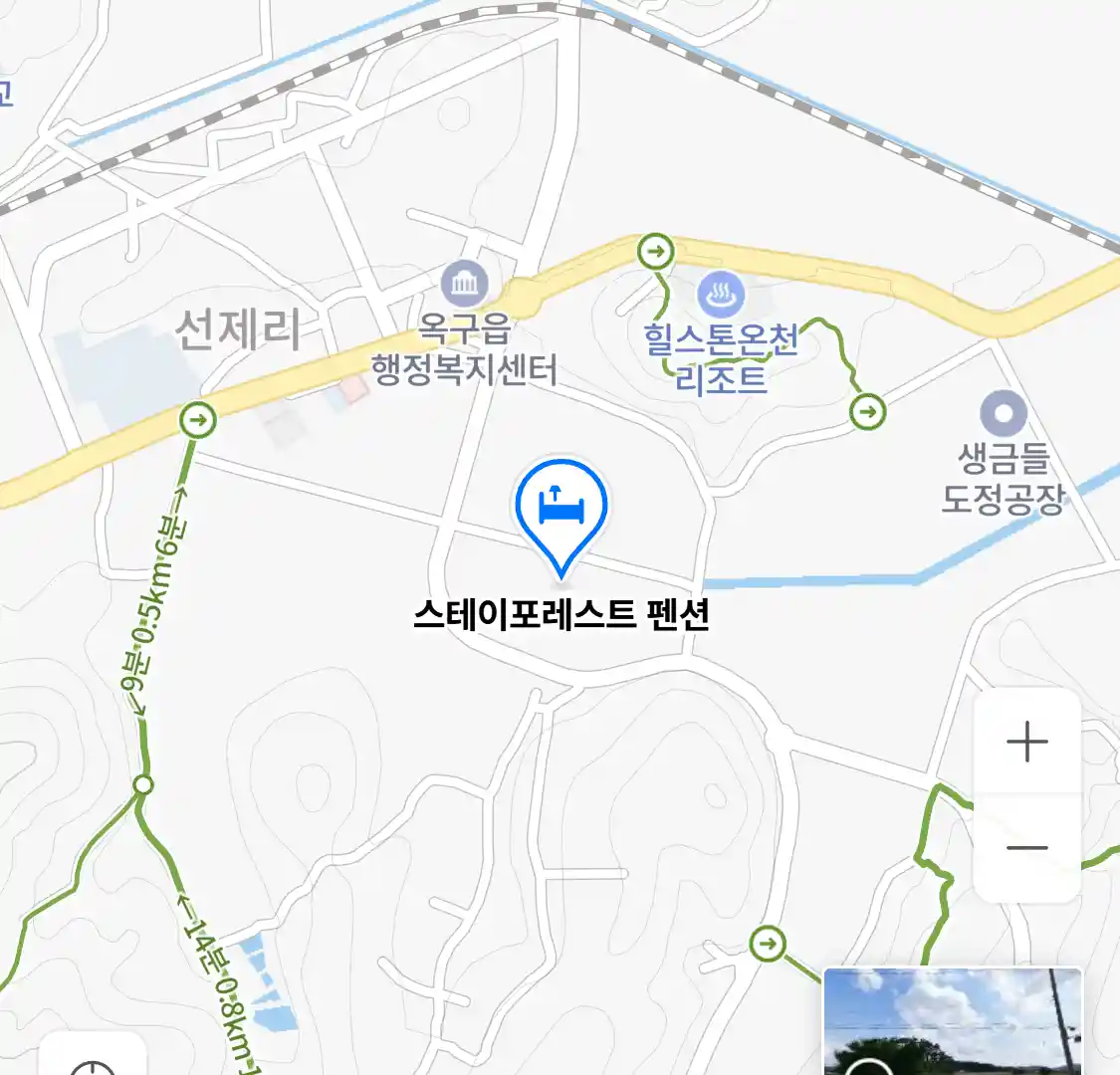 스테이포레스트 펜션 위치