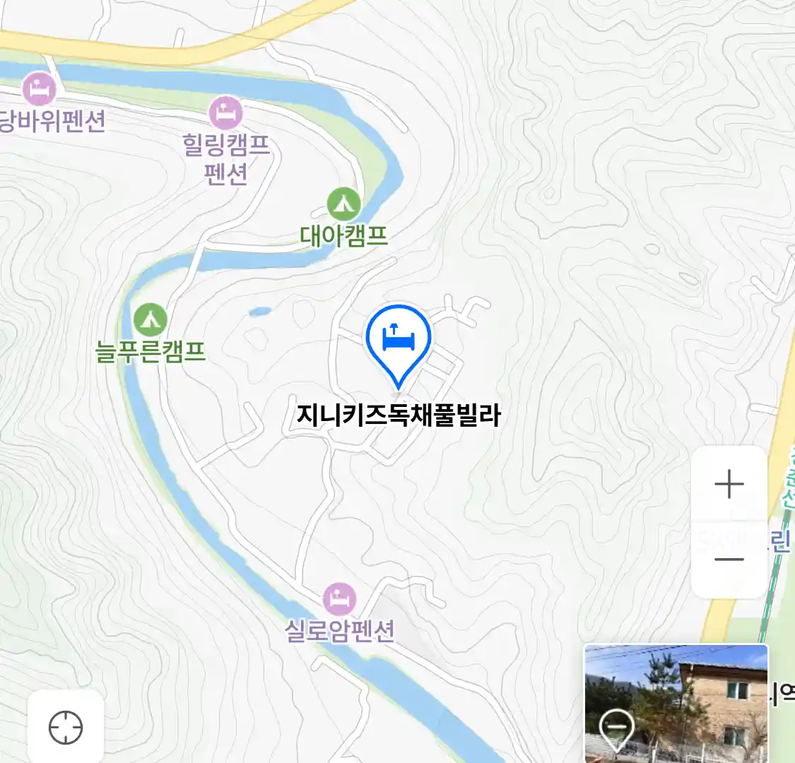 지니키즈독채풀빌라 위치