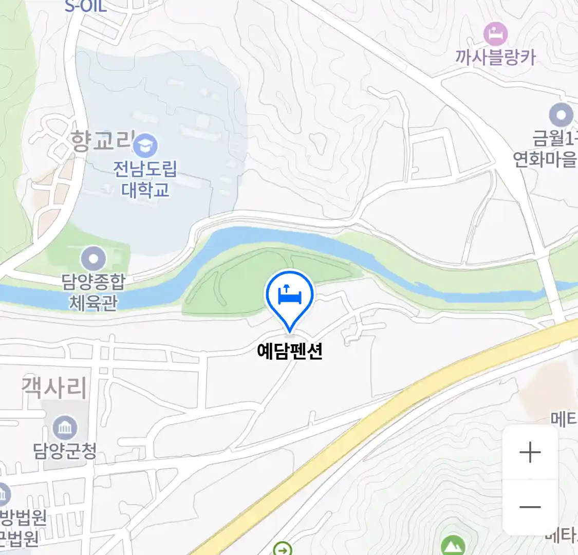 예담펜션 위치