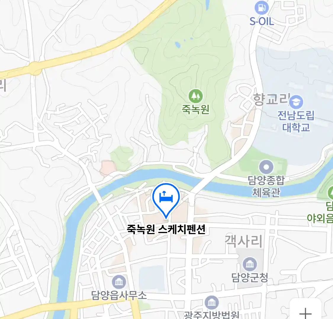 죽녹원 스케치펜션 위치