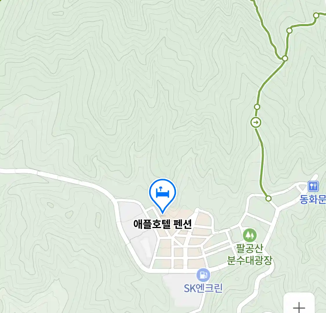 애플호텔 펜션 위치