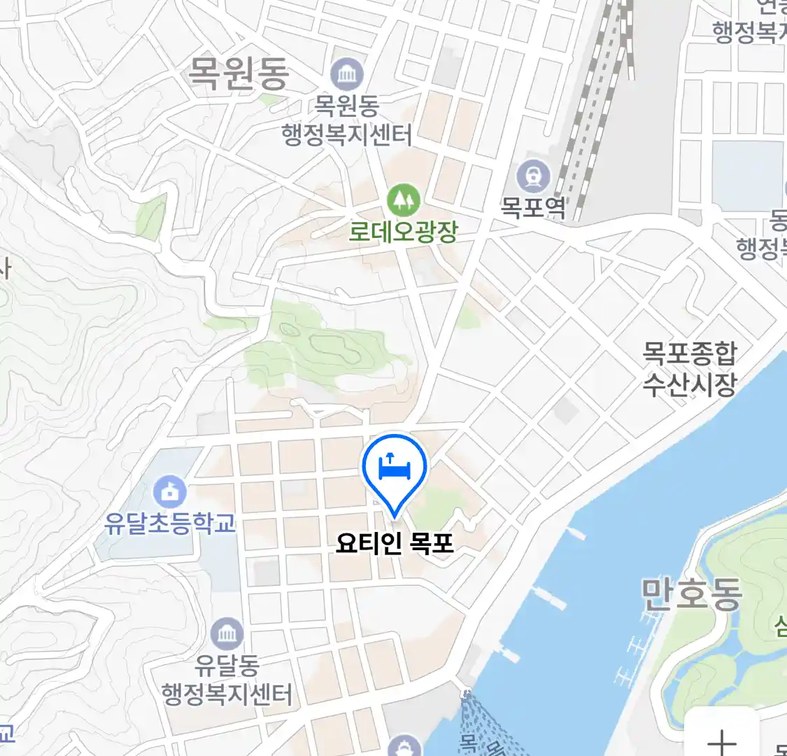 요티인 목포 위치