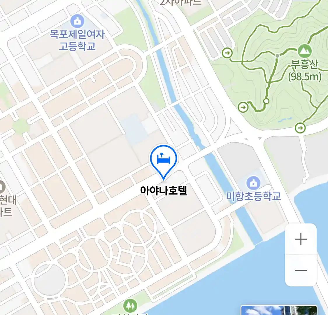 아야나호텔 위치